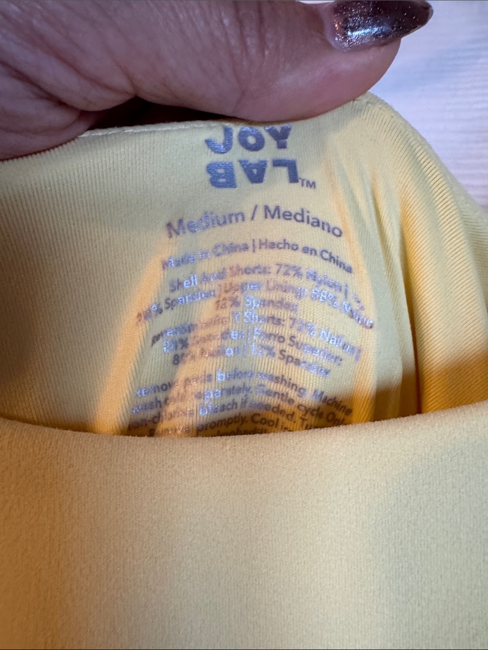 Exercise JoyLab Yellow Ruffled TierDress - Picture 3 of 4